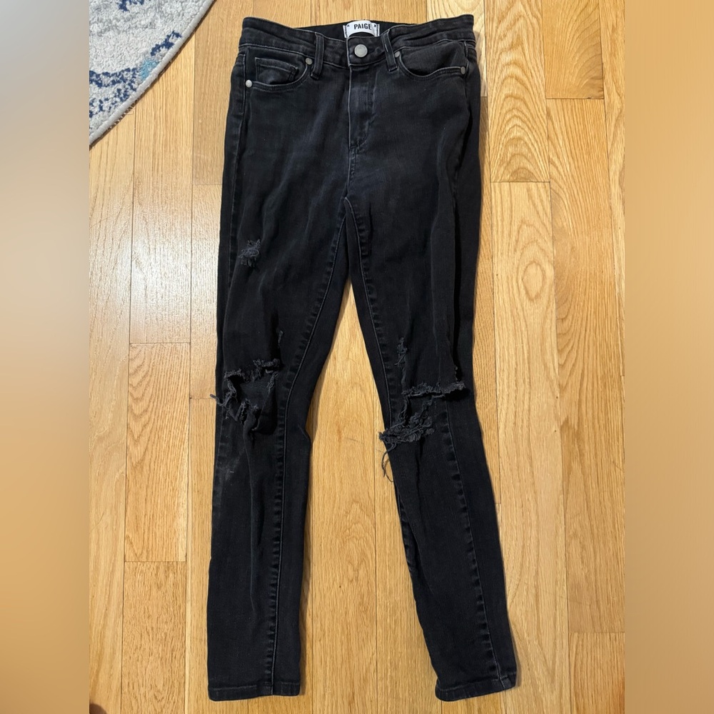 Paige Hoxton Skinny Black Jeans
